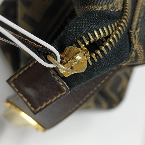 Canvas Top Handle Bag Brown