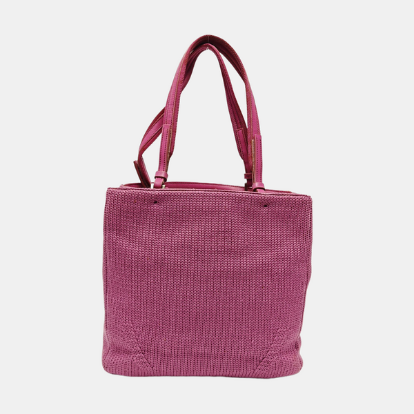 Fabric Tote Bag Pink