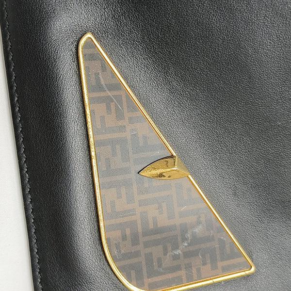 Monogram Calfskin Clutch Black