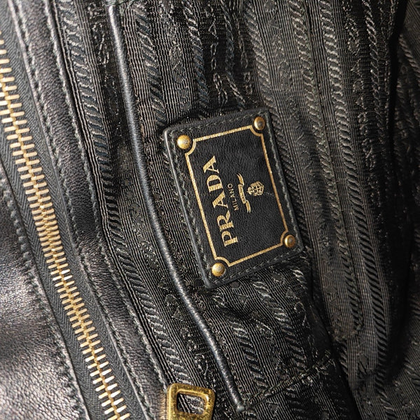 Gaufre Quilted Lambskin Black