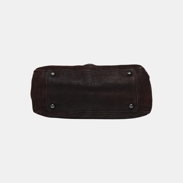 Calfskin Shoulder Bag Brown