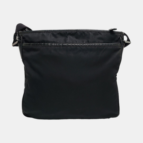 Nylon Shoulder Bag Black