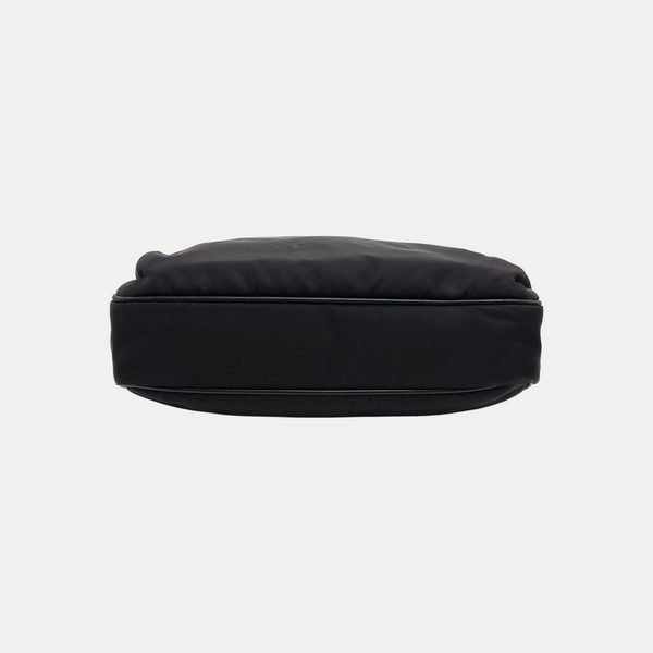 Nylon Shoulder Bag Black