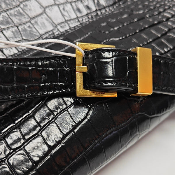 MANHATTAN Medium Calfskin Black