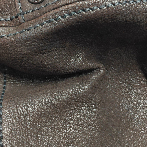 Calfskin Shoulder Bag Brown