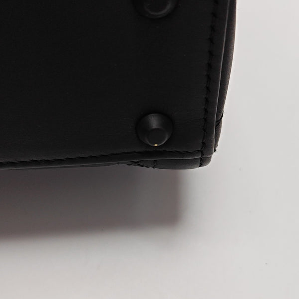 Lady Dior Mini Cannage Lambskin Black