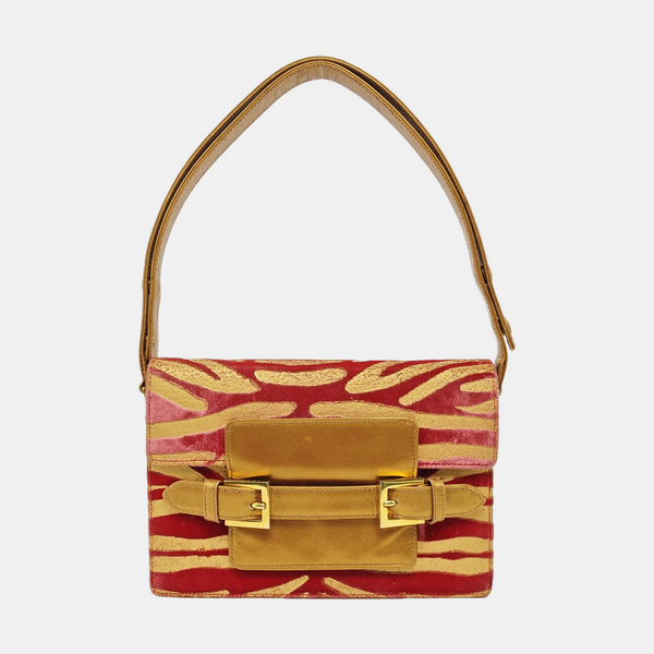 Velvet Shoulder Bag Multicolor