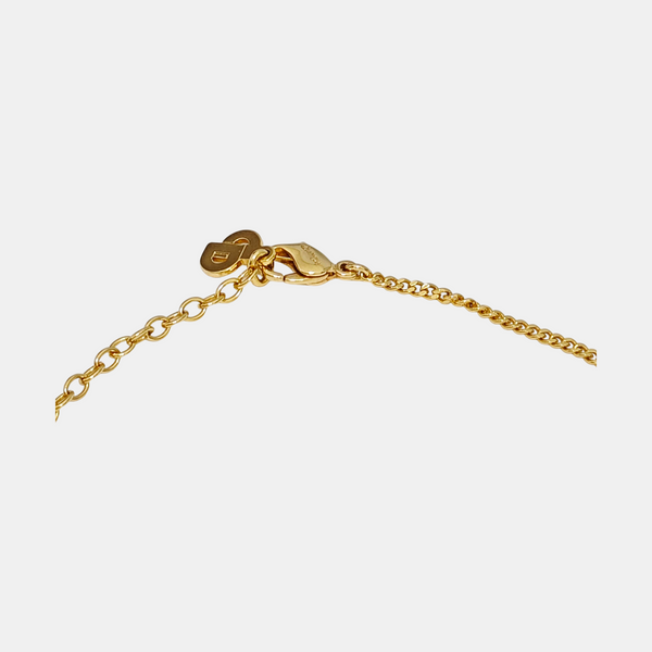 Authenticated pre-owned Petit CD Gold-tone Metal Necklace - Necklace at Looply