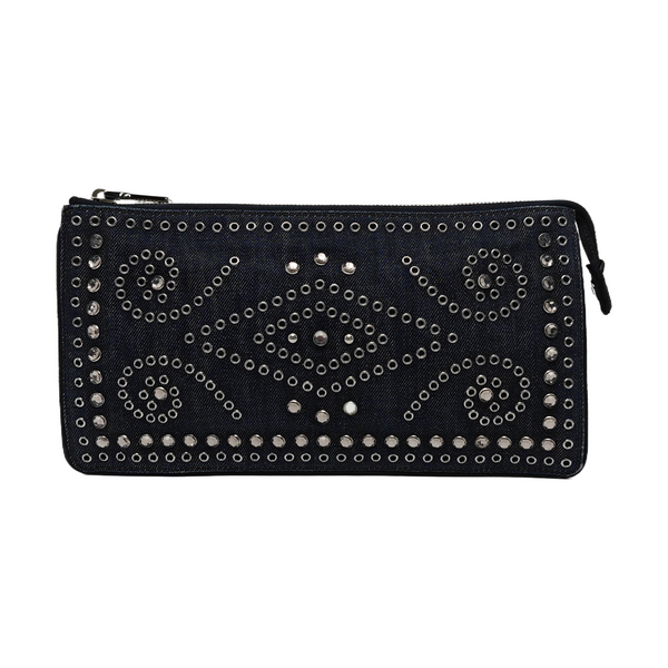 Denim Clutch Blue