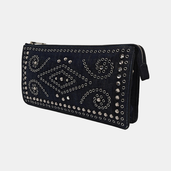 Denim Clutch Blue