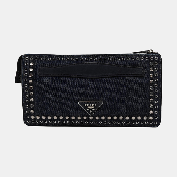 Denim Clutch Blue