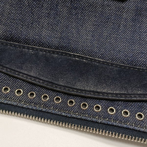 Denim Clutch Blue