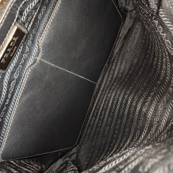 Nylon Shoulder Bag Black