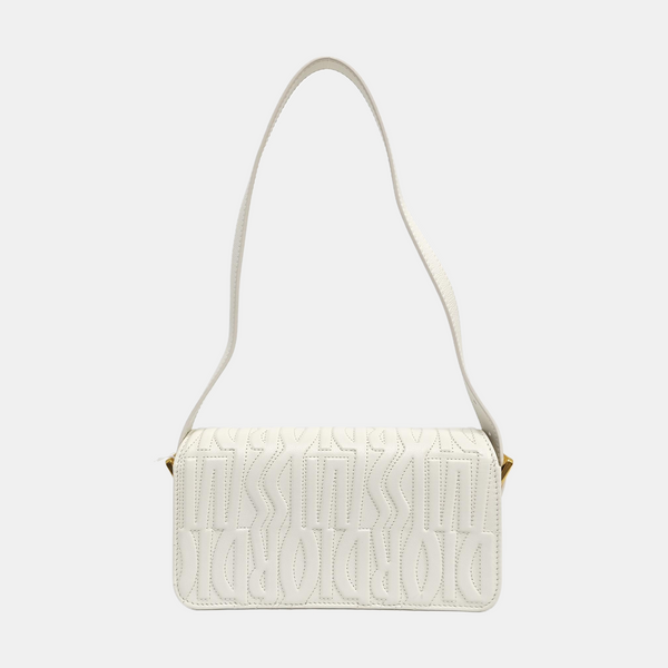 Miss Dior Quilted Calfskin White