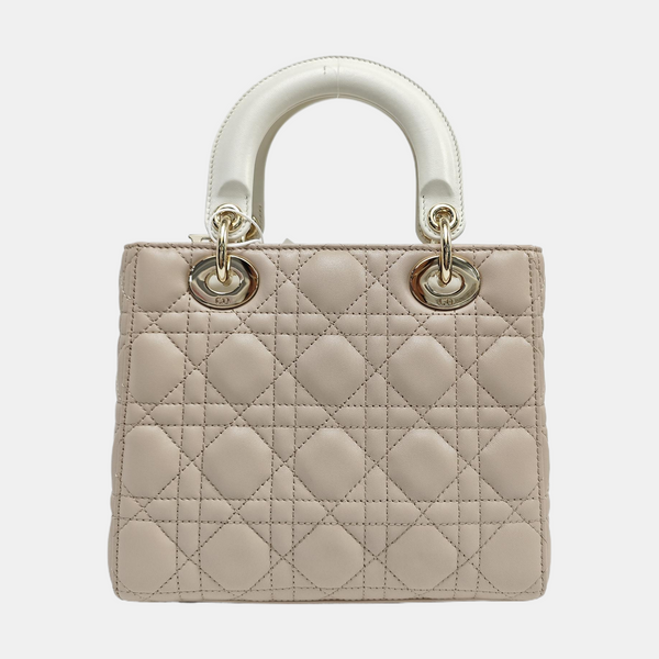 Lady Dior Small Cannage Lambskin Pink