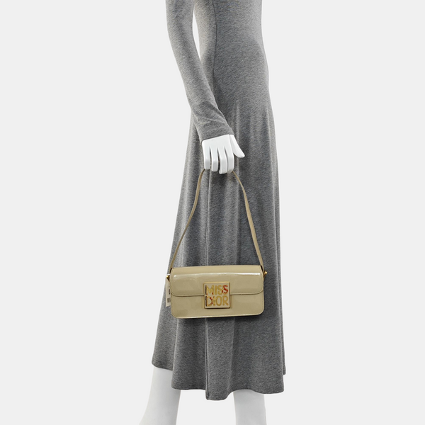 Miss Dior Patent Leather Beige