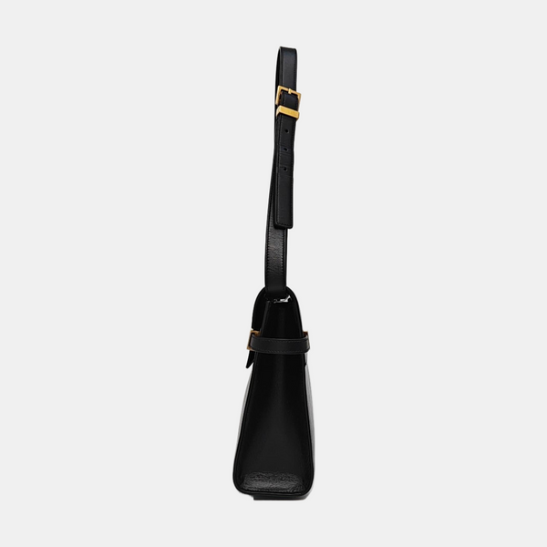 MANHATTAN Medium Calfskin Black