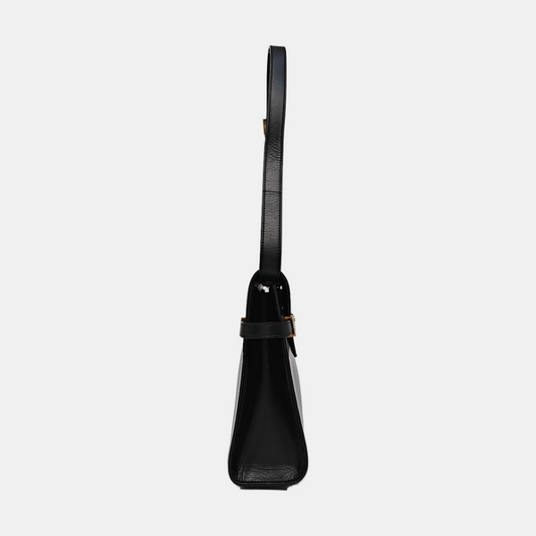 MANHATTAN Medium Calfskin Black