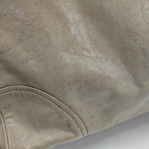 Calfskin Shoulder Bag Beige