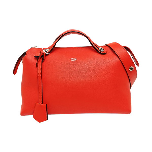 Calfskin Shoulder Bag Red