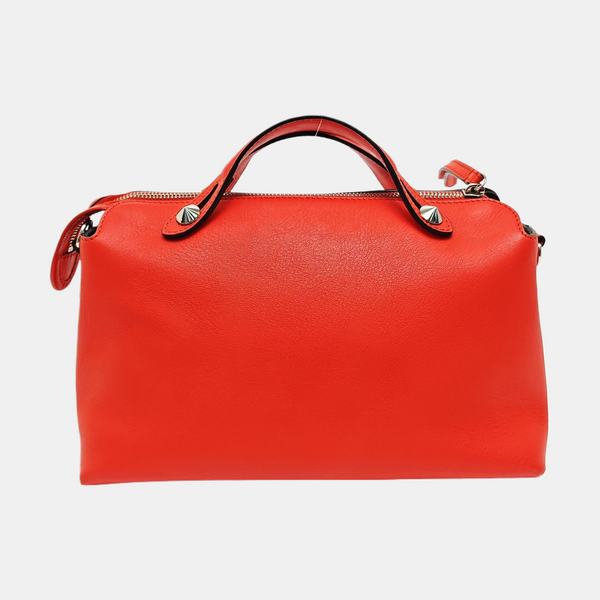 Calfskin Shoulder Bag Red