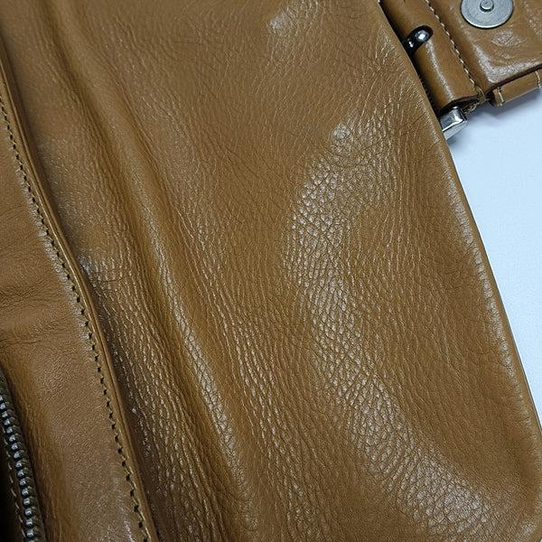 Calfskin Shoulder Bag Yellow