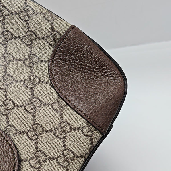 Ophidia Monogram Coated Canvas Beige