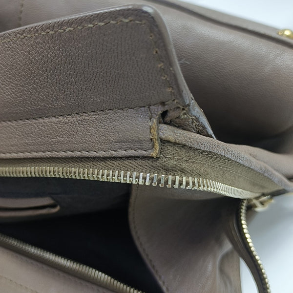 CHYC Y LIGNE Large Calfskin Brown