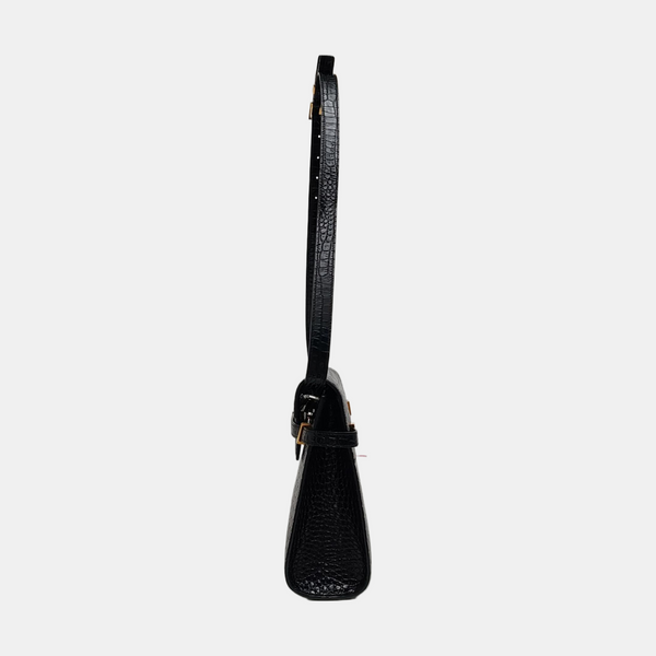MANHATTAN Medium Calfskin Black
