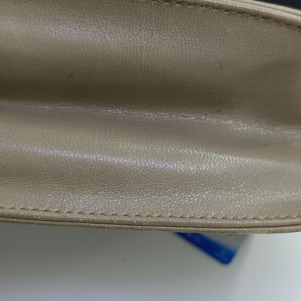 Lambskin Shoulder Bag Beige