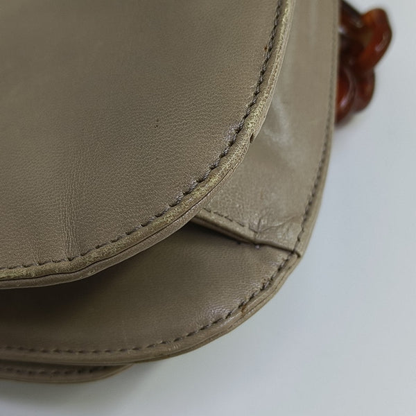 Lambskin Shoulder Bag Beige