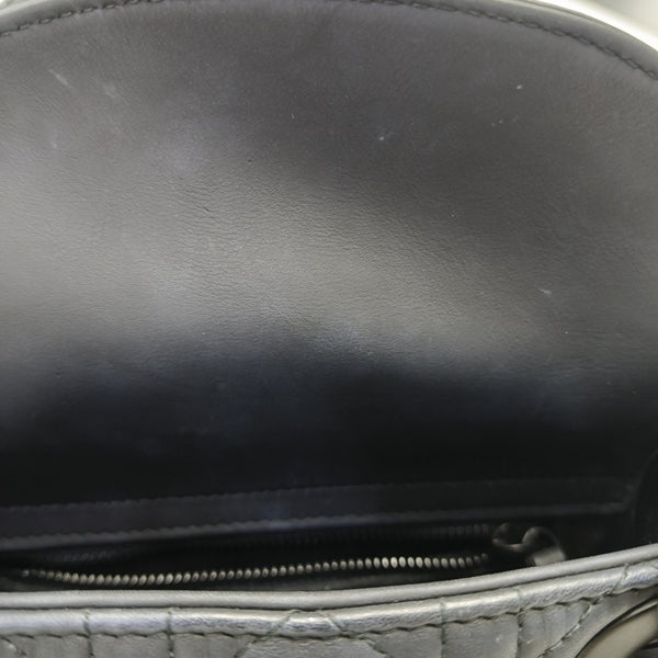 Lady Dior Mini Cannage Lambskin Black