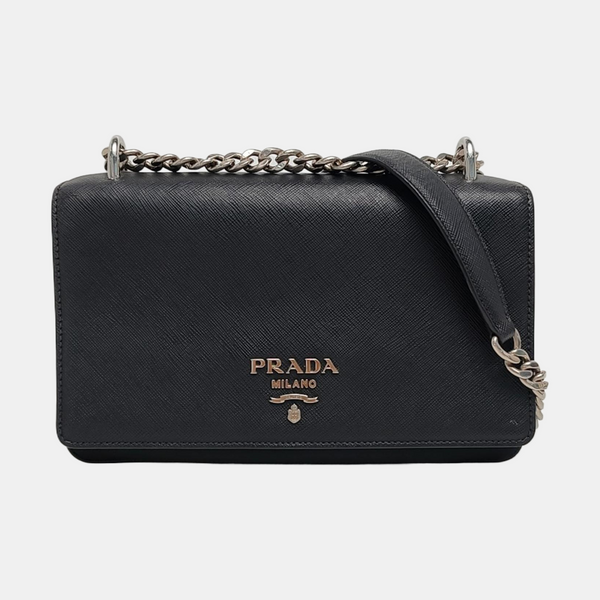 Nylon Shoulder Bag Black