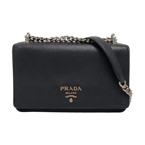 Nylon Shoulder Bag Black