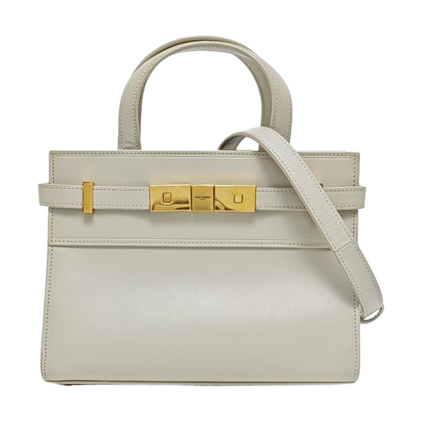 MANHATTAN Nano Calfskin White