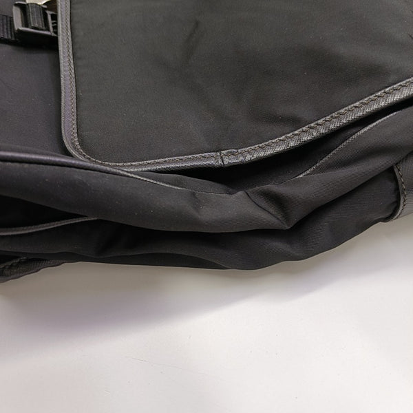 Nylon Shoulder Bag Black