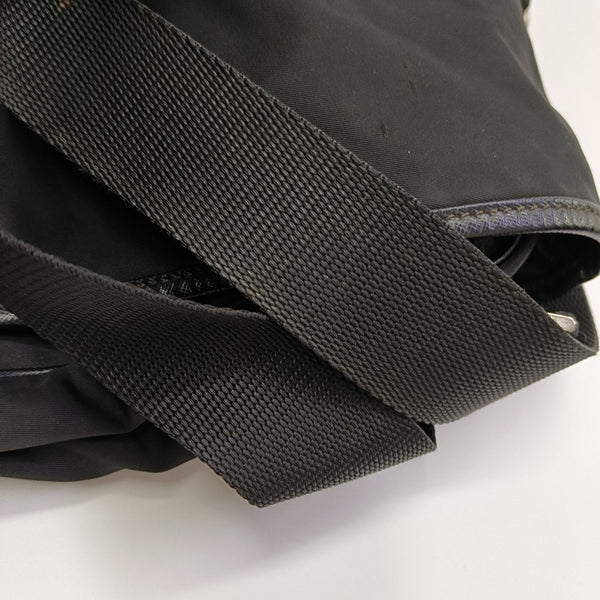 Nylon Shoulder Bag Black