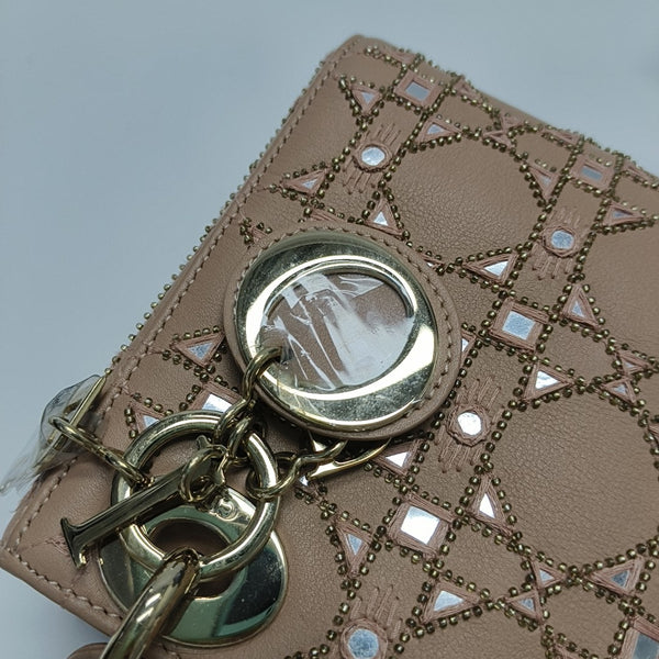 Lady Dior Mini Quilted Calfskin Pink