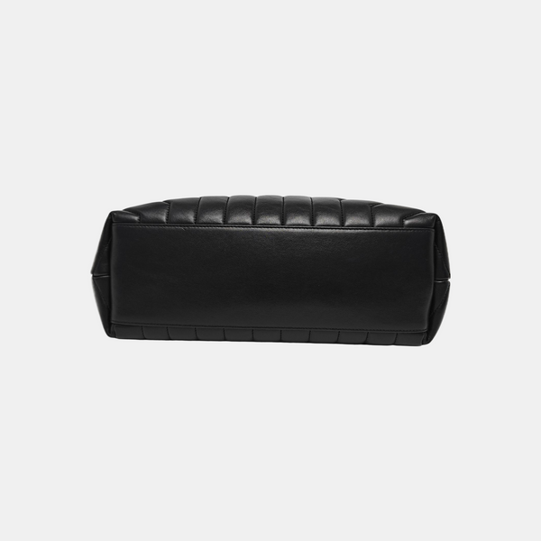 LOULOU Small Quilted Calfskin Black