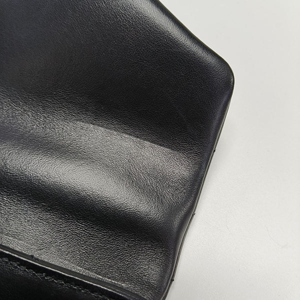 LOULOU Extra Small Chevron Calfskin Black