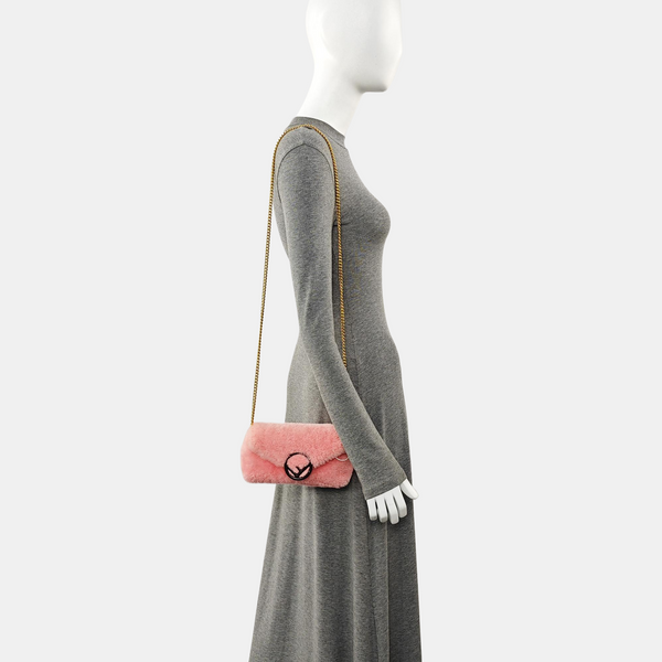 Wool Shoulder Bag Pink