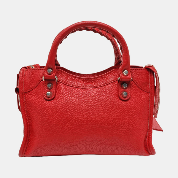 Classic City Mini Lambskin Red