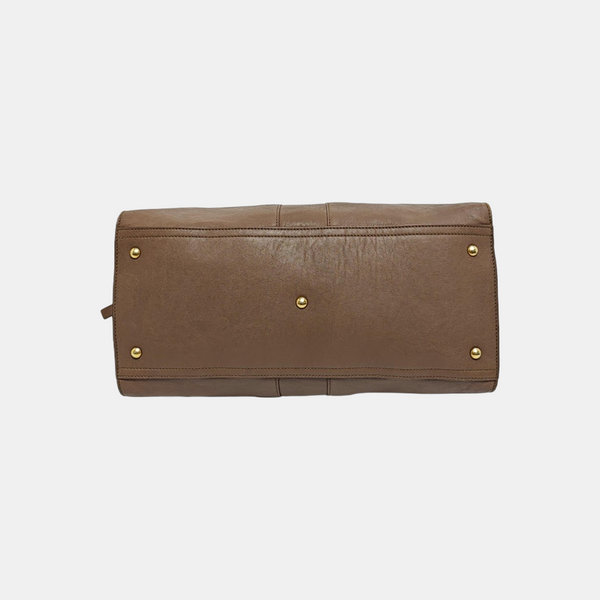 CHYC Y LIGNE Large Calfskin Brown