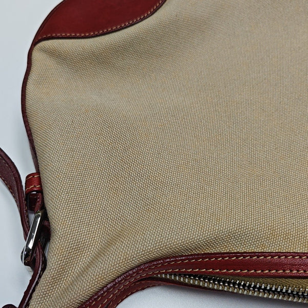 Canvas Top Handle Bag Beige