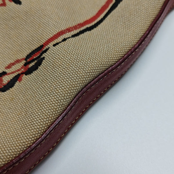 Canvas Top Handle Bag Beige