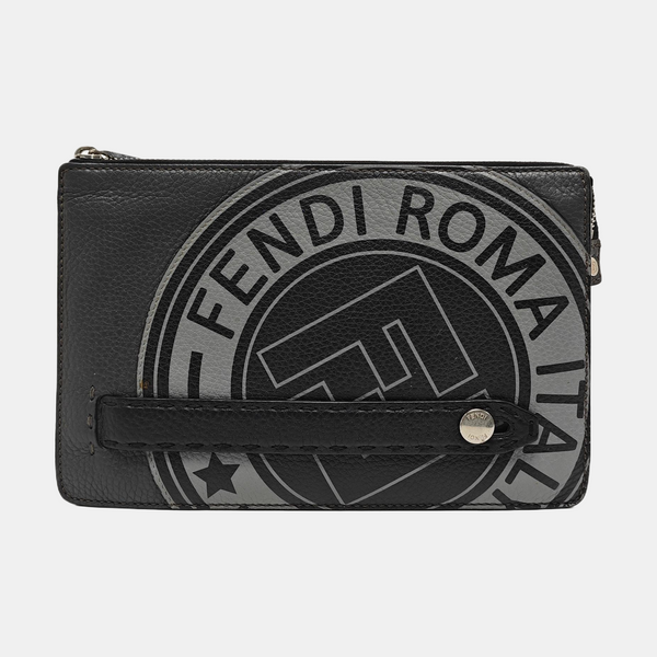 Calfskin Clutch Gray
