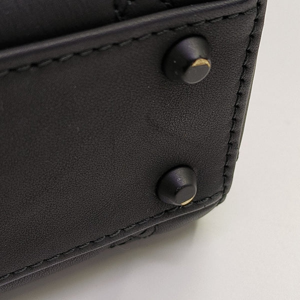 Lady Dior Mini Cannage Calfskin Black