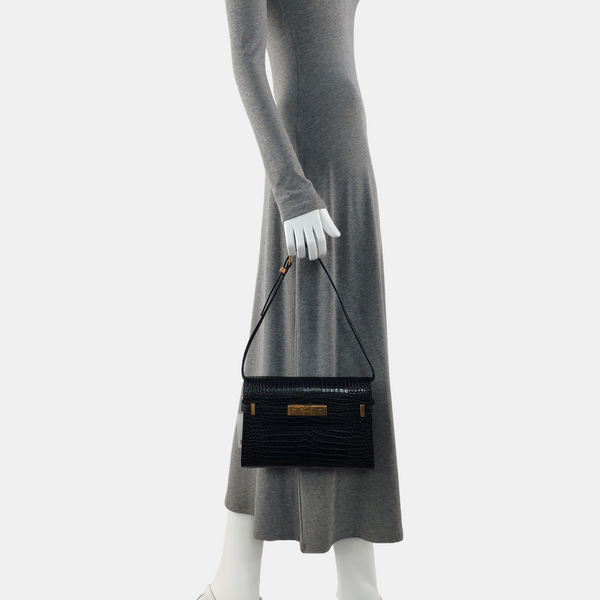 MANHATTAN Small Calfskin Black
