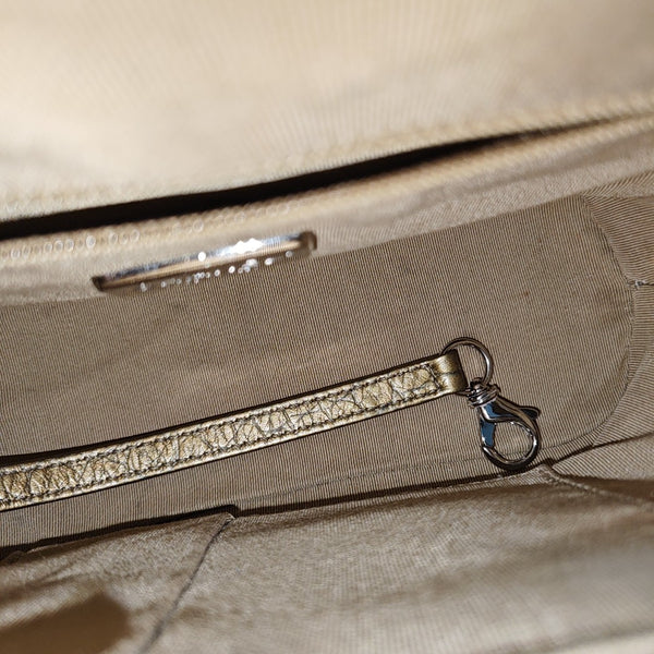 GABRIELLE Small Calfskin Gold