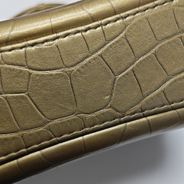GABRIELLE Small Calfskin Gold